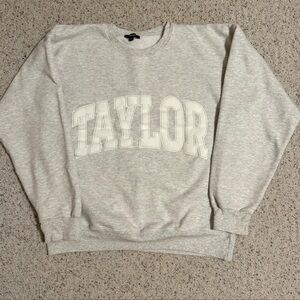 The Bar TAYLOR Varsity Crew Sweatshirt
